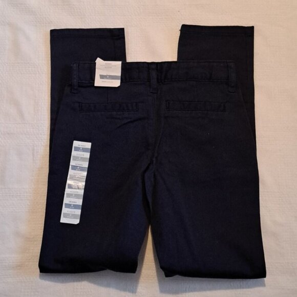 Old Navy girls size 8 slim navy blue pants, adjustable waist, NWT - Picture 4 of 8